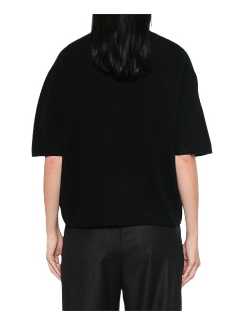 T-shirt girocollo Soft Goat | 2450100001BLACK